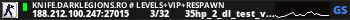 KNIFE.DARKLEGIONS.RO # LEVELS+VIP+RESPAWN