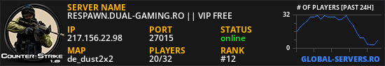 RESPAWN.DUAL-GAMING.RO || VIP FREE