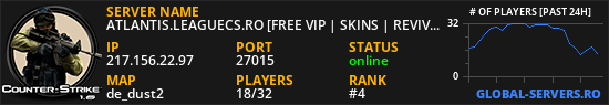 ATLANTIS.LEAGUECS.RO [FREE VIP | SKINS | REVIVE]