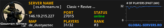 ★   [ cs.eXtream.ro ] ⮞   Clasic + Revive Mode | Free GUN