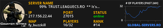 ████   99%  TRUST.LEAGUECS.RO  ** It's SUMMER TIME! **