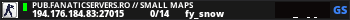 PUB.FANATICSERVERS.RO // Small Maps