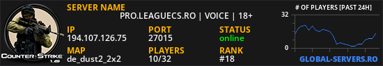  【 PRO.LEAGUECS.RO | VOICE | 18+