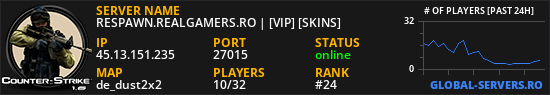 RESPAWN.REALGAMERS.RO | [VIP] [SKINS]