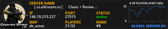 ★   [ cs.eXtream.ro ] ⮞   Clasic + Revive Mode | Free GUN