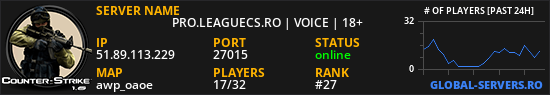  【 PRO.LEAGUECS.RO | VOICE | 18+