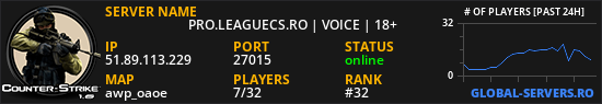  【 PRO.LEAGUECS.RO | VOICE | 18+